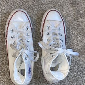 white high top converse!